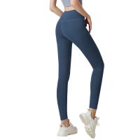 Polyester High Waist Women Yoga Pants lift the hip & flexible & skinny Solid PC