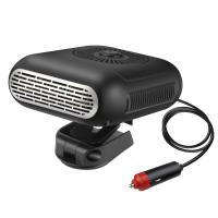 Engineering Plastics cooling and heating Car Fan Heater rotatable & portable black PC