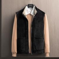Polyester Slim & Plus Size Men Vest fleece & thermal Solid PC