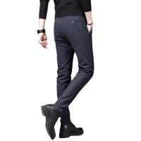 Polyester Men Casual Pants fleece & flexible & loose Solid PC