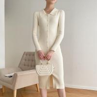 Polyamide Slim Sexy Package Hip Dresses Solid PC