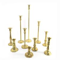 Iron Candle Holder for home decoration stoving varnish Solid gold Lot
