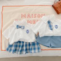 Cotton Children Clothes Set & two piece embroider PC