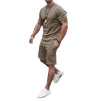 Polyester Men Casual Set & two piece Solid PC