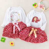 Cotton Baby Clothes Set & two piece skirt & teddy Set