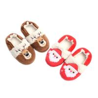 Thermo Plastic Rubber & Suede Fluffy slippers christmas design & thermal Pair