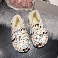 EVA Fluffy slippers & thermal Cartoon white Pair
