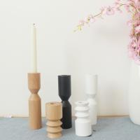 Beech wood Candle Holder handmade Solid Lot