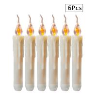 Polypropylen-PP LED-Kerze Glühbirne, Handgefertigt, Solide, Weiß, 2Box/Viel,  Viel