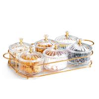 Acrylic Dried Fruit Plate Solid Set