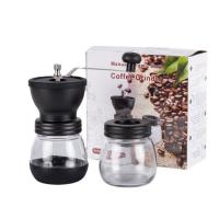 Glass & Plastic Hand-cranking Coffee Bean Grinder large capacity PC