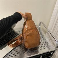 PU Leather Sling Bag large capacity & soft surface PC