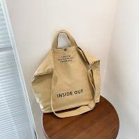 Canvas Shoulder Bag large capacity & soft surface letter PC