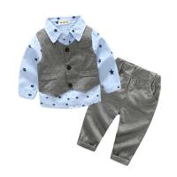 Cotton Boy Clothing Set & three piece Cotton star pattern PC