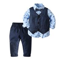 Coton Ensemble de vêtements de garçon Coton Imprimé Solide plus de couleurs pour le choix pièce