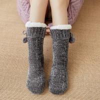 Acrylic Women Floor Socks thicken & thermal Solid : Lot