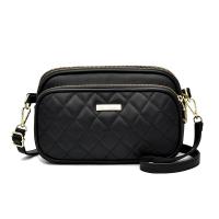 PU Leather Crossbody Bag soft surface Polyester Argyle PC