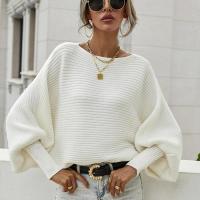 Knitted Women Sweater & loose knitted Solid PC