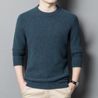 Wool Men Sweater thicken & loose jacquard Solid PC