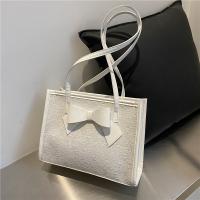 PU Leather Bowknot Shoulder Bag soft surface shivering PC