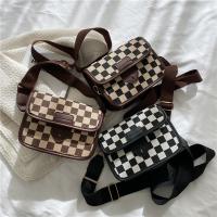 Cloth Box Bag Crossbody Bag soft surface plaid PC