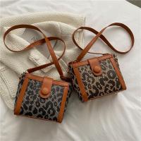 PU Leather Bucket Bag Crossbody Bag soft surface leopard PC