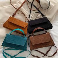 Corduroy Handbag soft surface & attached with hanging strap PC