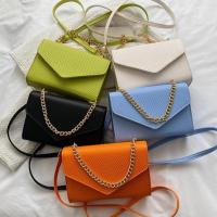 PU Leather Box Bag Handbag attached with hanging strap PC