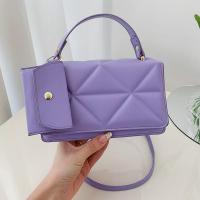 PU Leather With Coin Purse Handbag attached with hanging strap PC
