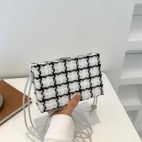 Cloth Box Bag & Easy Matching Shoulder Bag plaid PC