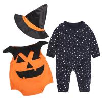 Cotton Baby Jumpsuit & three piece & unisex Solid mixed colors Set