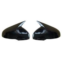 KIA Stinger 2018-2022 Engineering Plastics Rear View Mirror Cover, two piece, , Carbon Fibre texture, Sold By Set