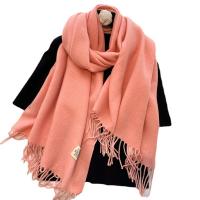 Acrylic Tassels Women Scarf thermal Solid PC