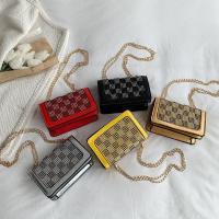 PU Leather iron-on Shoulder Bag with chain PC