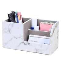 PU Leather Multifunction Pen Rack Solid PC
