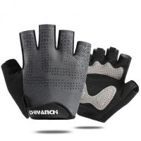 Polyamide Riding Half Finger Glove can touch screen & thermal Solid Pair