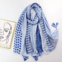 Polyester Easy Matching Women Scarf can be use as shawl printed PC