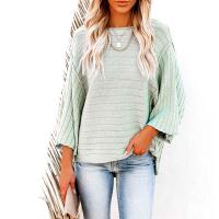 Acrylic Women Sweater & loose knitted Solid : PC