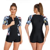 Polyamide One-piece Swimsuit & sun protection & skinny style shivering PC