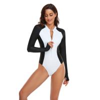 Polyester One-piece Swimsuit  & skinny style shivering PC