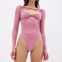 Polyester Vrouwen Jumpsuit ijzer-op Solide meer kleuren naar keuze stuk