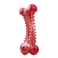 Rubber Pet Molar Toys hardwearing plain dyed Solid red PC