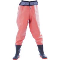 Rubber & Knitted Wader Pants thicken & waterproof red PC