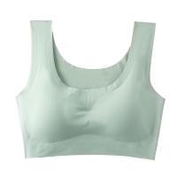 Polyamide & Viscose Seamless Bra & breathable & One-piece Solid PC