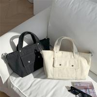 Canvas Handbag soft surface & attached with hanging strap Solid PC