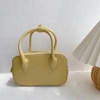 PU Leather Handbag soft surface & attached with hanging strap Solid PC