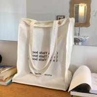 Canvas Shoulder Bag large capacity & soft surface letter PC