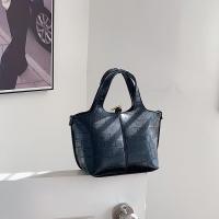 PU Leather Easy Matching Handbag soft surface crocodile grain PC