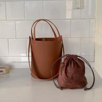 PU Leather Bag Suit soft surface & two piece PC