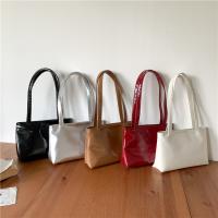 PU Leather Concise Shoulder Bag soft surface Solid PC